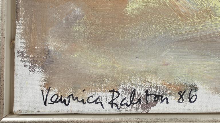 VERONICA RALSTON, olja på duk, signerad och daterad 86.