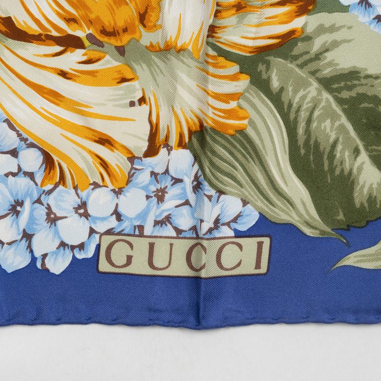 Gucci, scarf.