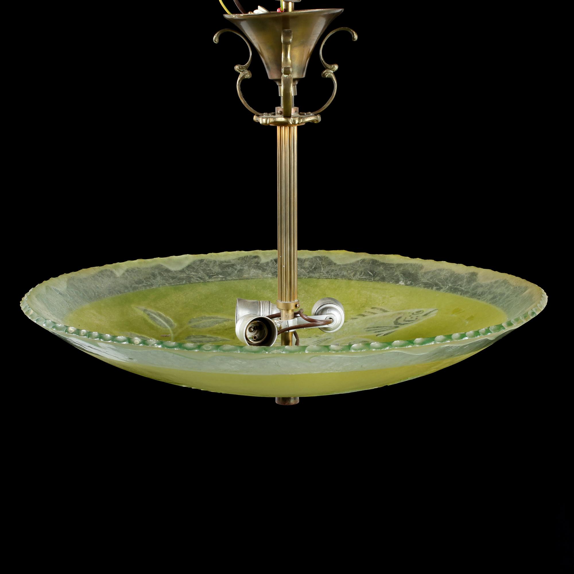 TAKPLAFOND, 1940/1950-tal, höjd ca 50 cm.