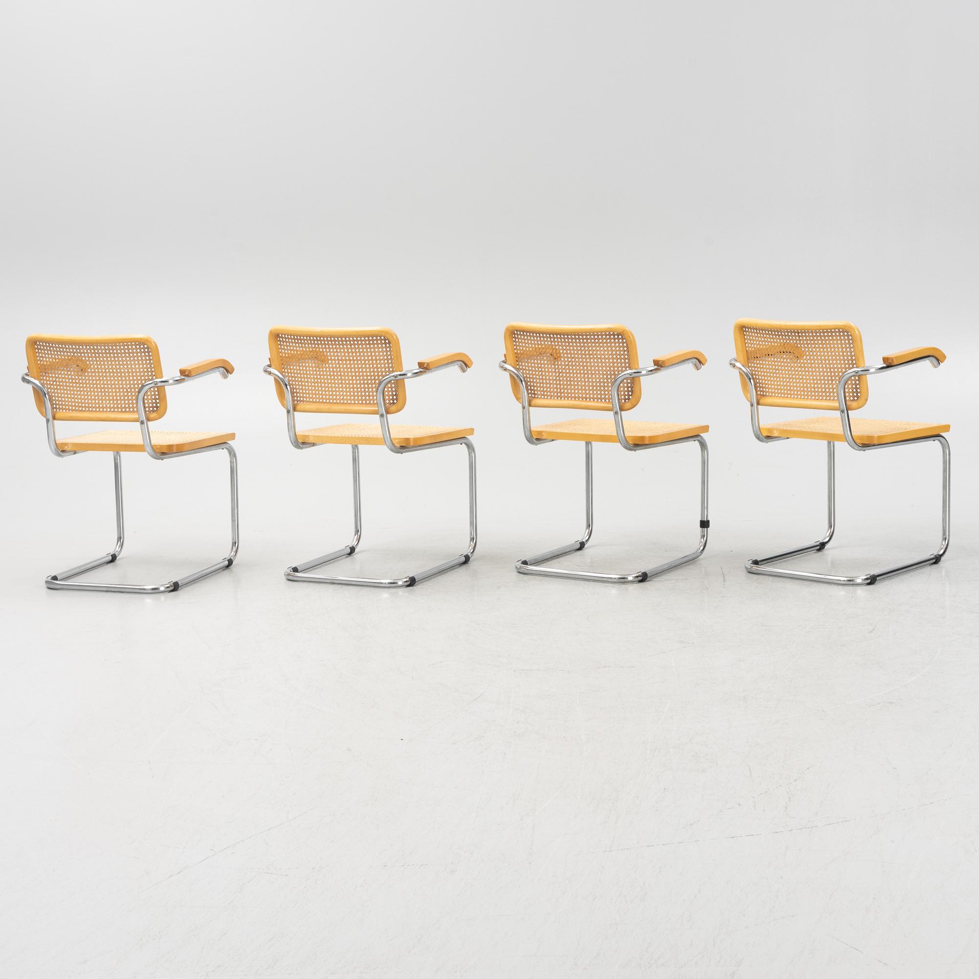 Armchairs, 4 pcs, Italy, late 20th century.