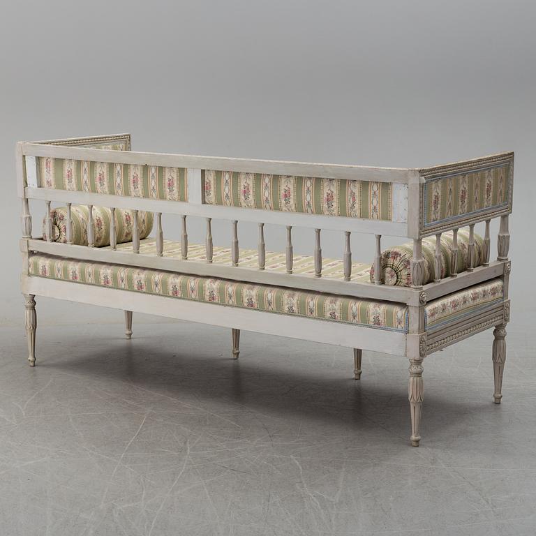 A SOFA, late gustavian, early 19th century.