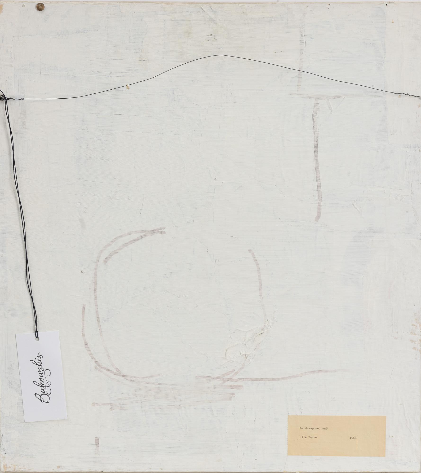 Ulla Buhre, "Landskap med snö".