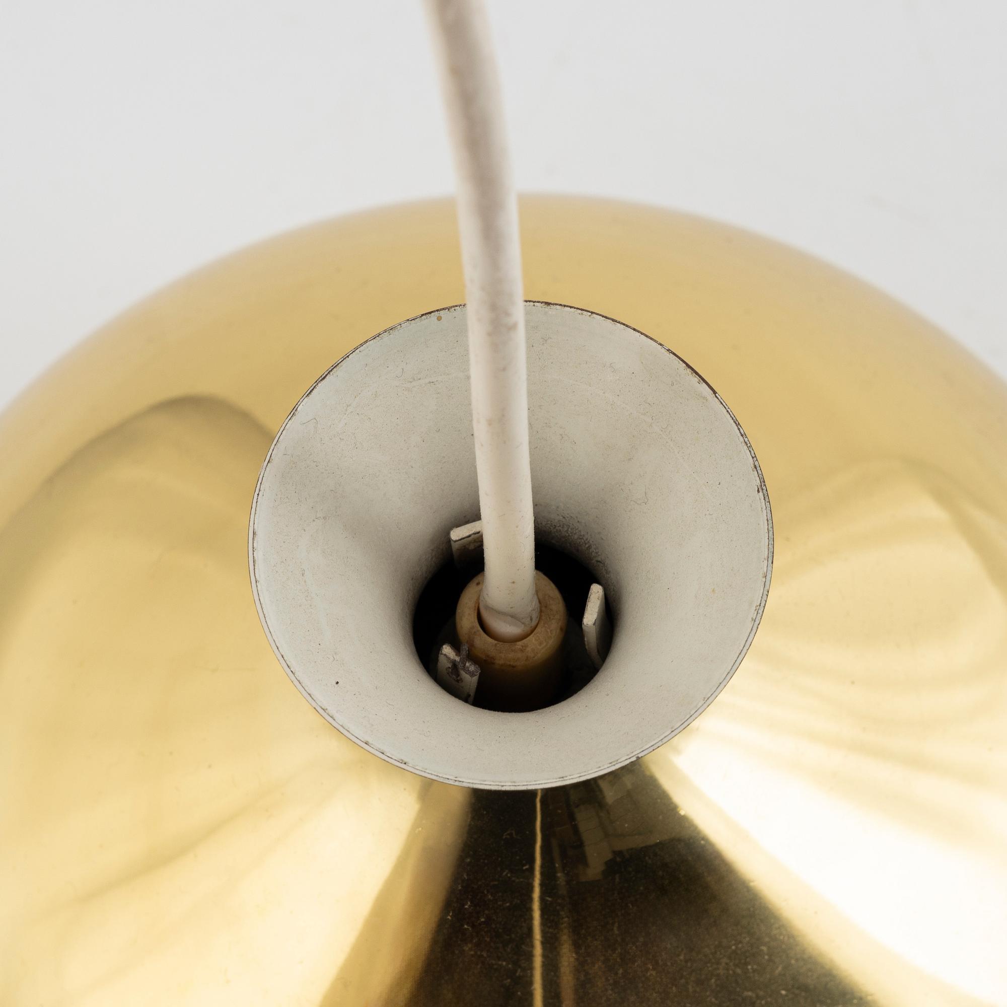 Helge Zimdal, taklampa, "Löken", 1970-tal.