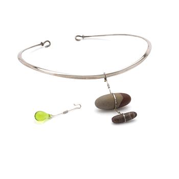 Vivianna Torun Bülow-Hübe, Necklace with two pendants.