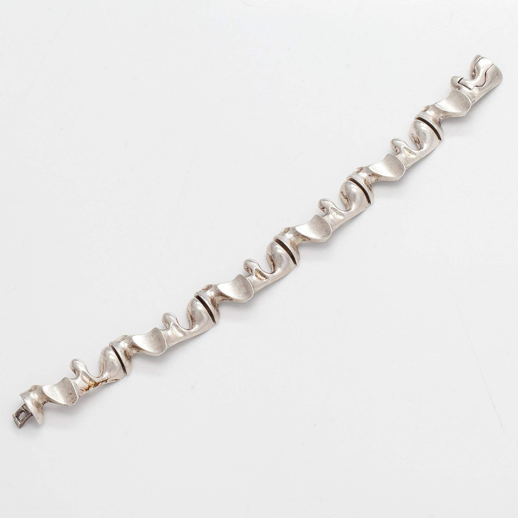 Björn Weckström, armband, "Cetus", sterlingsilver. Lapponia 1979.