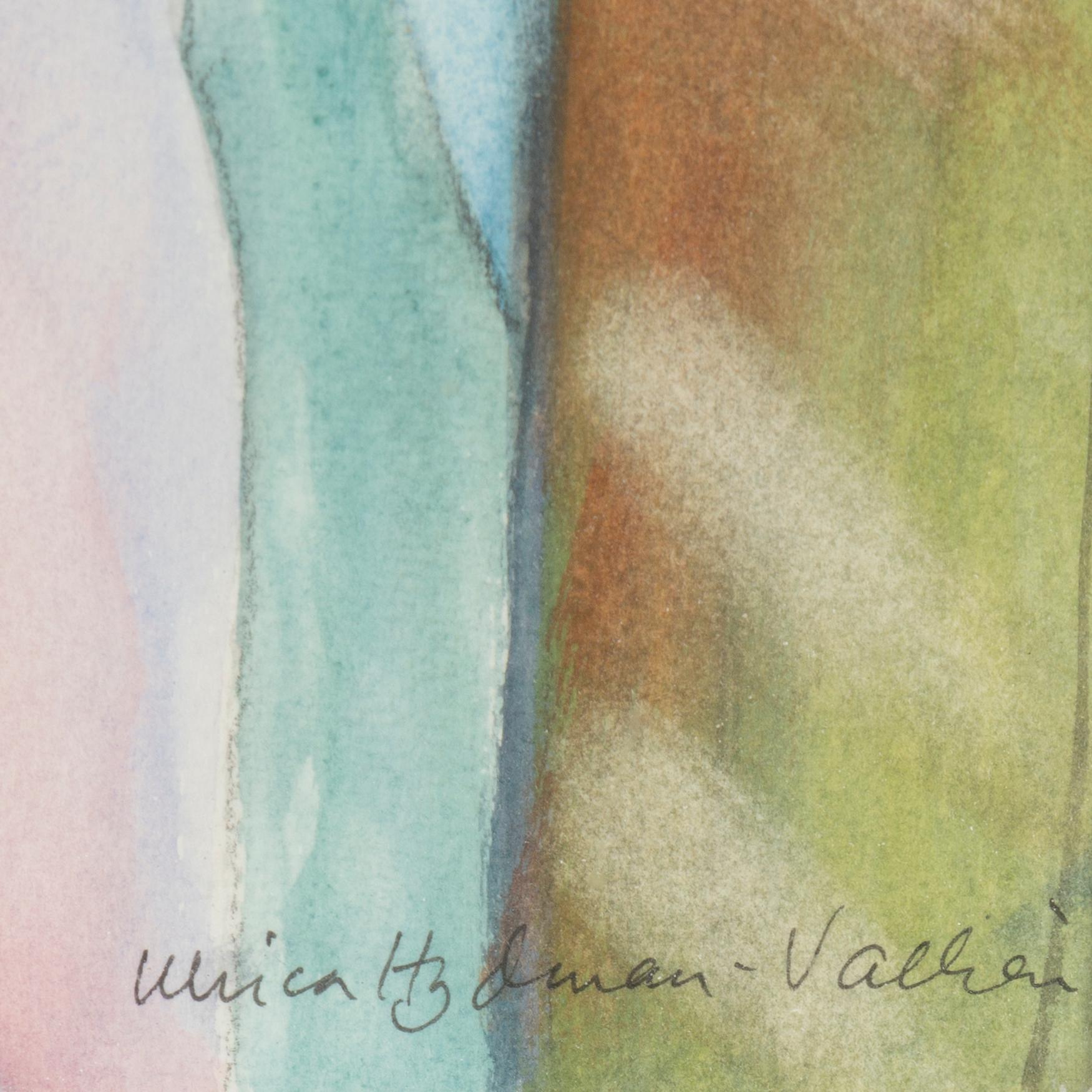 Ulrica Hydman-Vallien, watercolour, signed.