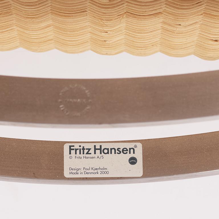 Poul Kjaerholm, a pair of 'PK22' chairs, Fritz Hansen, Denmark, 2000.
