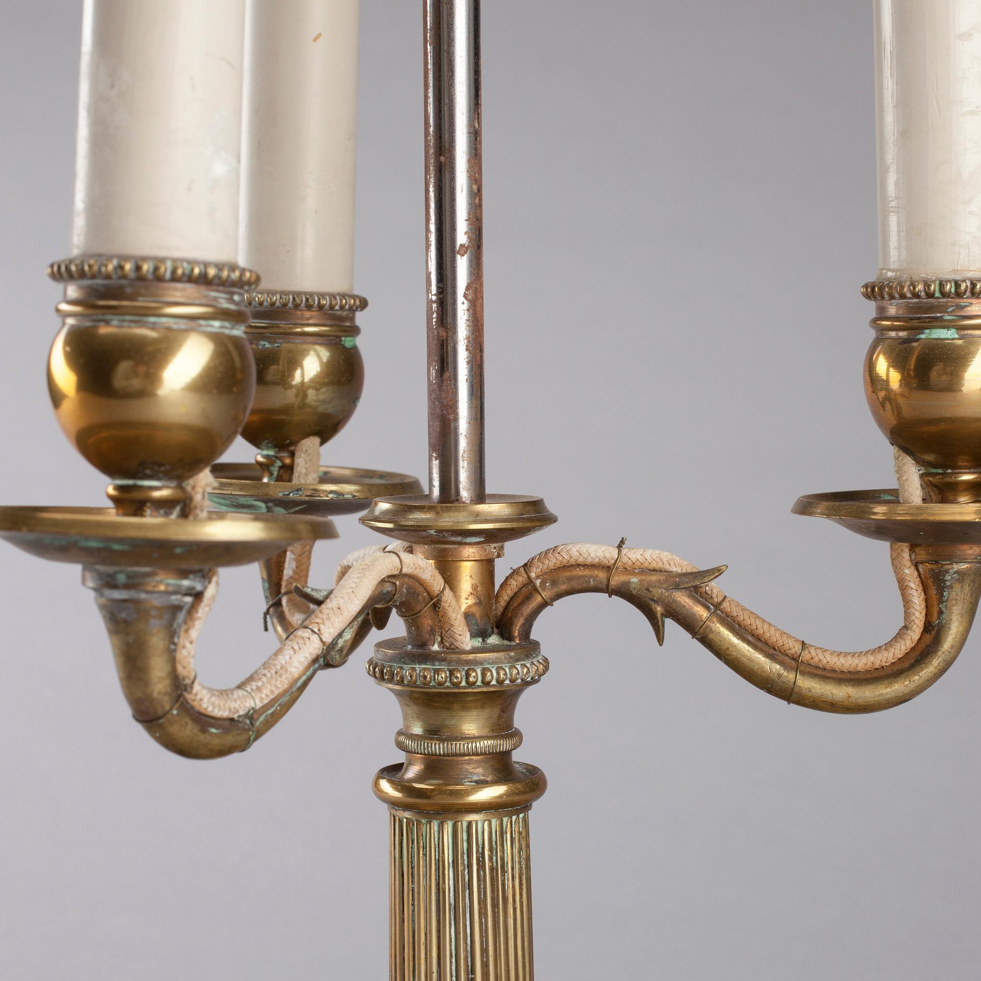 BOUILOTTELAMPA, empirstil, 1900-talets mitt.