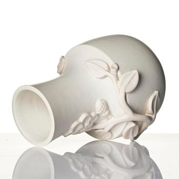 Wilhelm Kåge, a set of two "Carrara" ceramic vases, Gustavsberg, 1930s-40s.