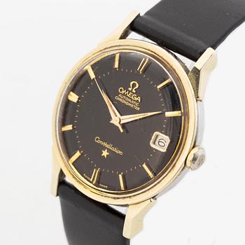 Omega, Constellation, Chronometer, "Pie-Pan", wristwatch, 34 mm.