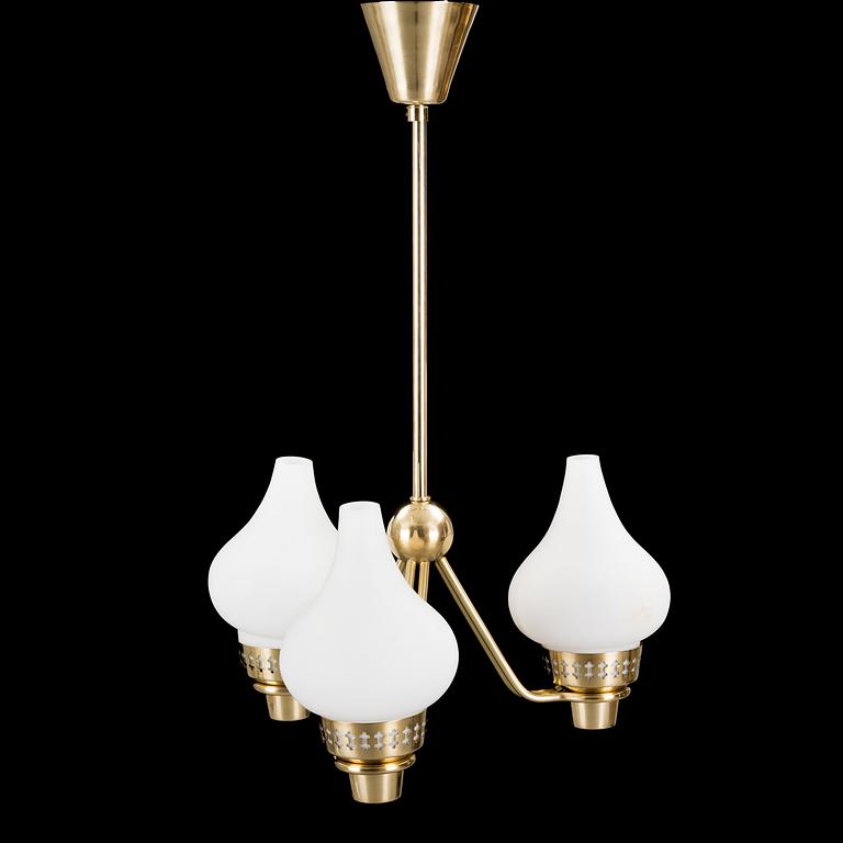 HANS BERGSTRÖM, a brass ceiling light from ASEA, 1940's/50's.