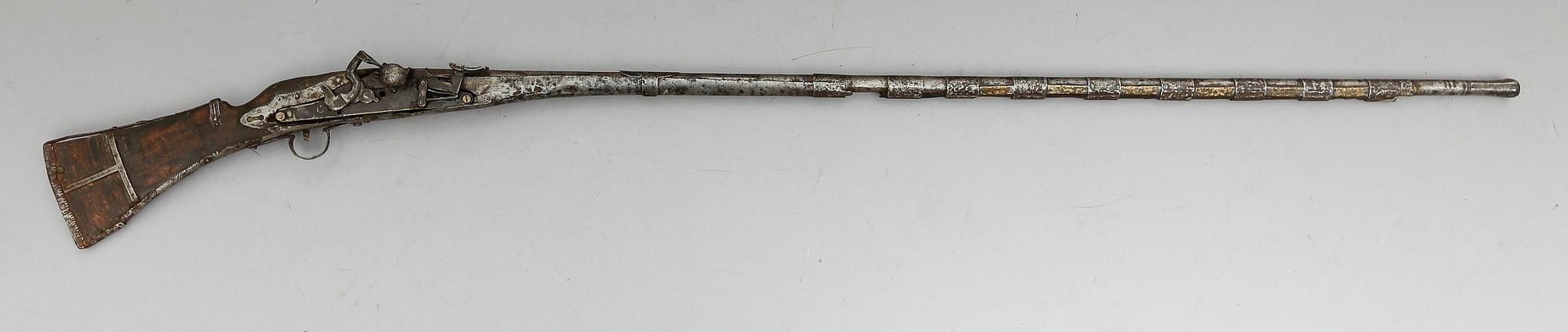 KABYLBÖSSA, flintlås, Nordafrika, möjligen 1800-tal.