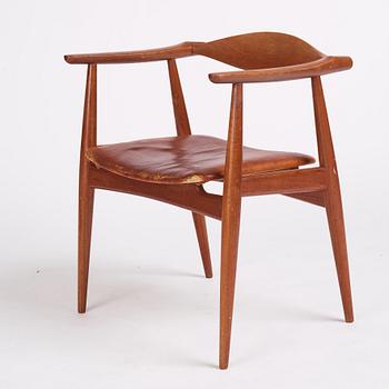 Hans J Wegner, karmstol, modell CH-35, för Carl Hansen & Son, Danmark 1950-60-tal.