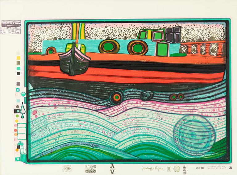 Friedensreich Hundertwasser, Ur  "Look at it on a rainy day (The Regentag portfolio)".