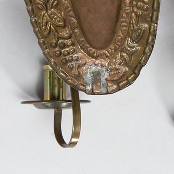 Paavo Tynell, a pair of 1930's wall sconces 'MD 10' for Taito Finland.