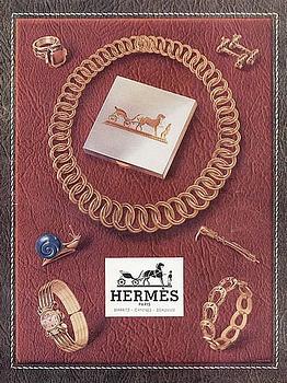 A pair of 1950/60's 'Cordage Noued' cuff-links by Hermès.
