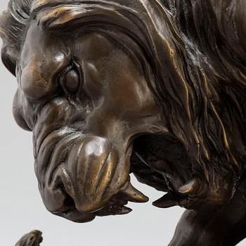 ANTOINE LOUIS BARYE, after, Sculpture, bronze. Height 35 cm, length 42 cm.