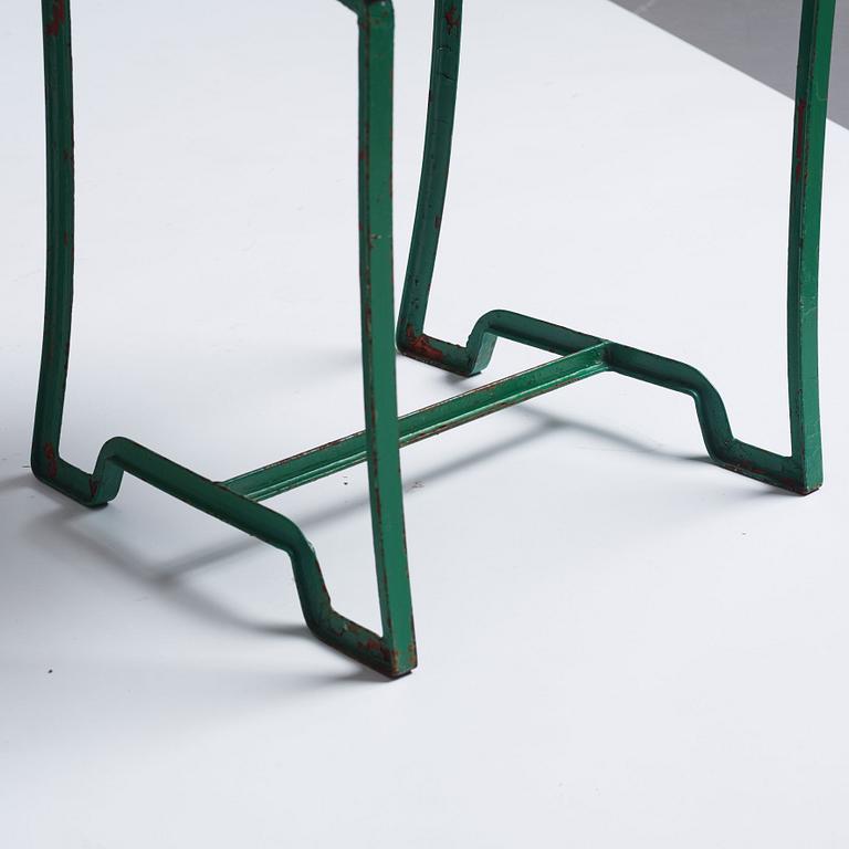 Carl Hörvik, a pair of garden chairs,  Sweden ca 1927-1929.