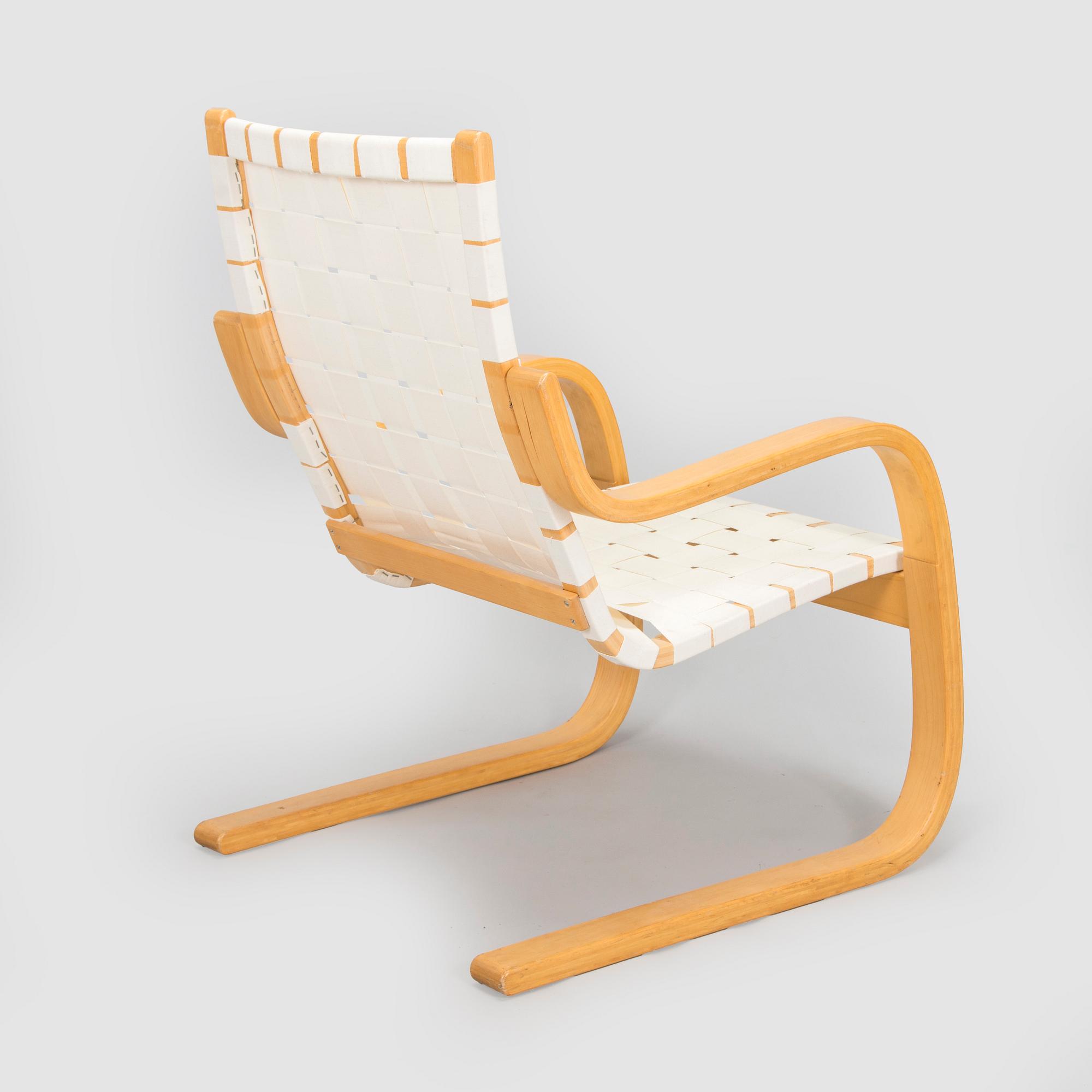 Alvar Aalto, fåtölj, modell 406, Artek, 1900-talets slut.