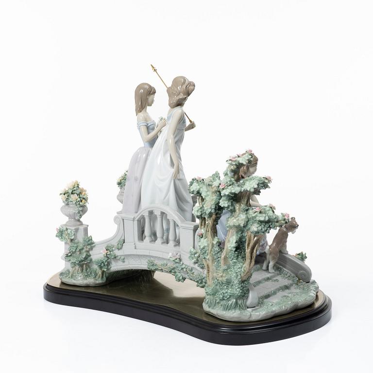 Marco Antonio Noguerón, figurine, "Bridge of Love", Lladró, Spain.