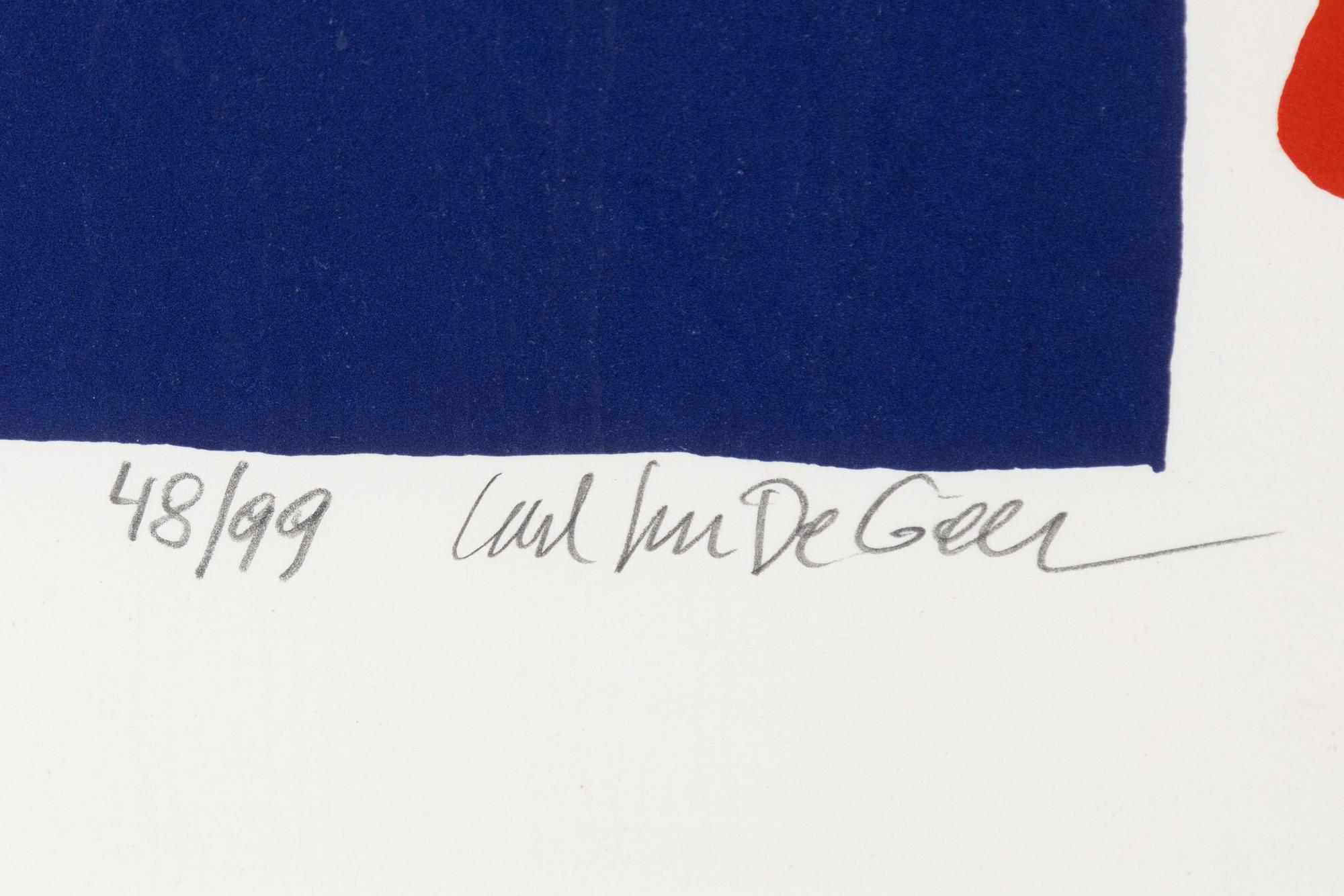 Carl Johan De Geer, "Skända flaggan".