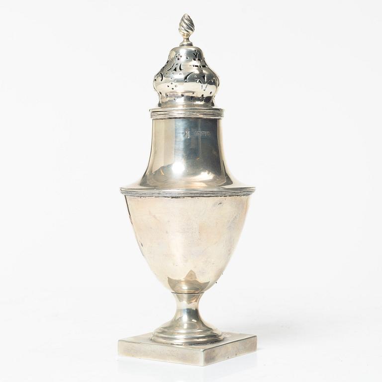 Sockerruska, silver, George Nathan & Ridley Hayes, Chester, England 1834.