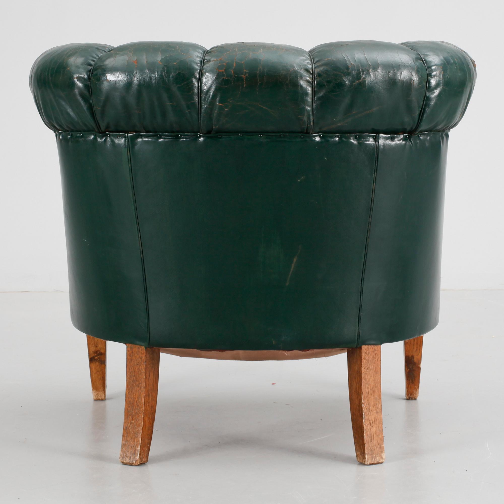 CLUBFÅTÖLJ, 1930/40-tal.