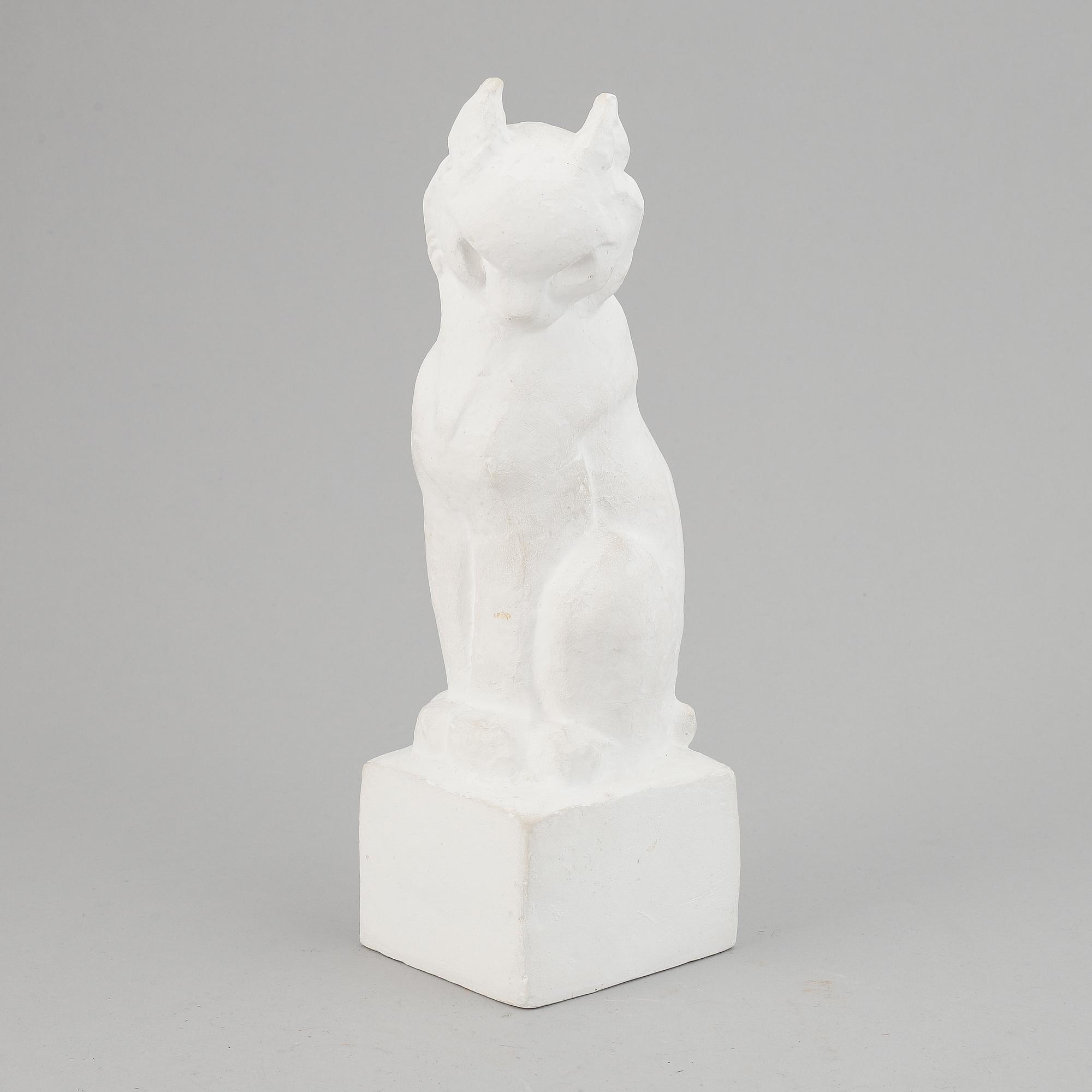 Jussi Mäntynen, a plaster sculpture, signed Jussi Mäntynen and dated 1946.