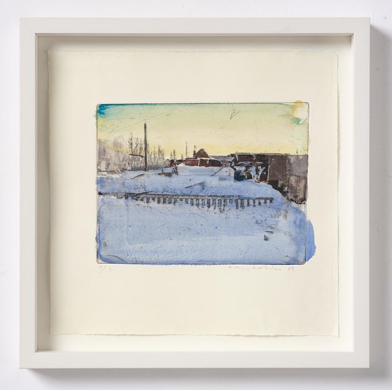 Lars Lerin, Snow.
