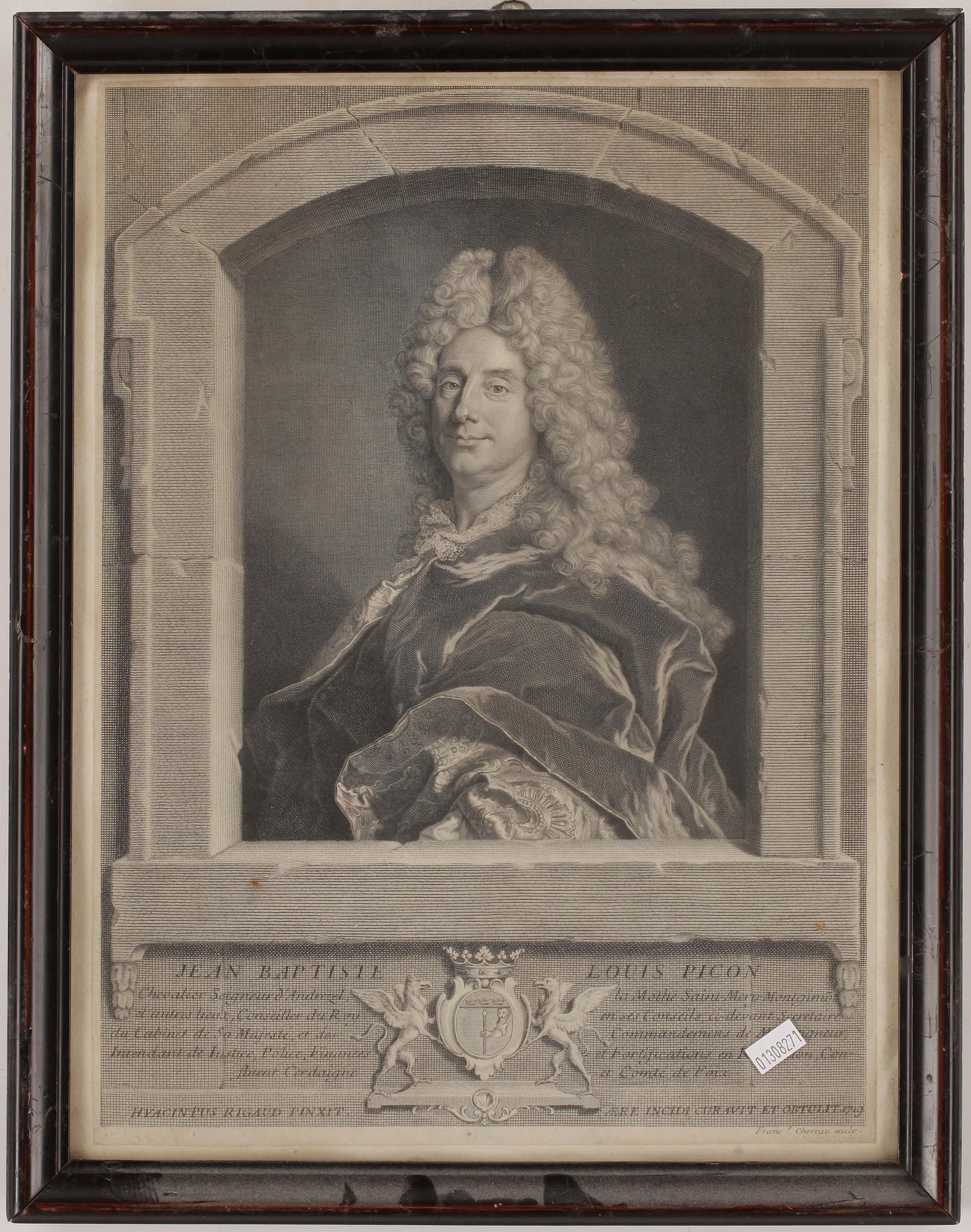 GRAVYRER, 4 st, bland annat George Vertue, 1700-tal.