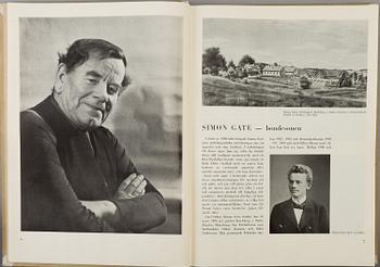 A lot of eight books regarding Orrefors glasbruk.
