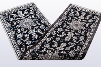 Gallerimatta, Nain, part silk, ca 300 x 77 cm.