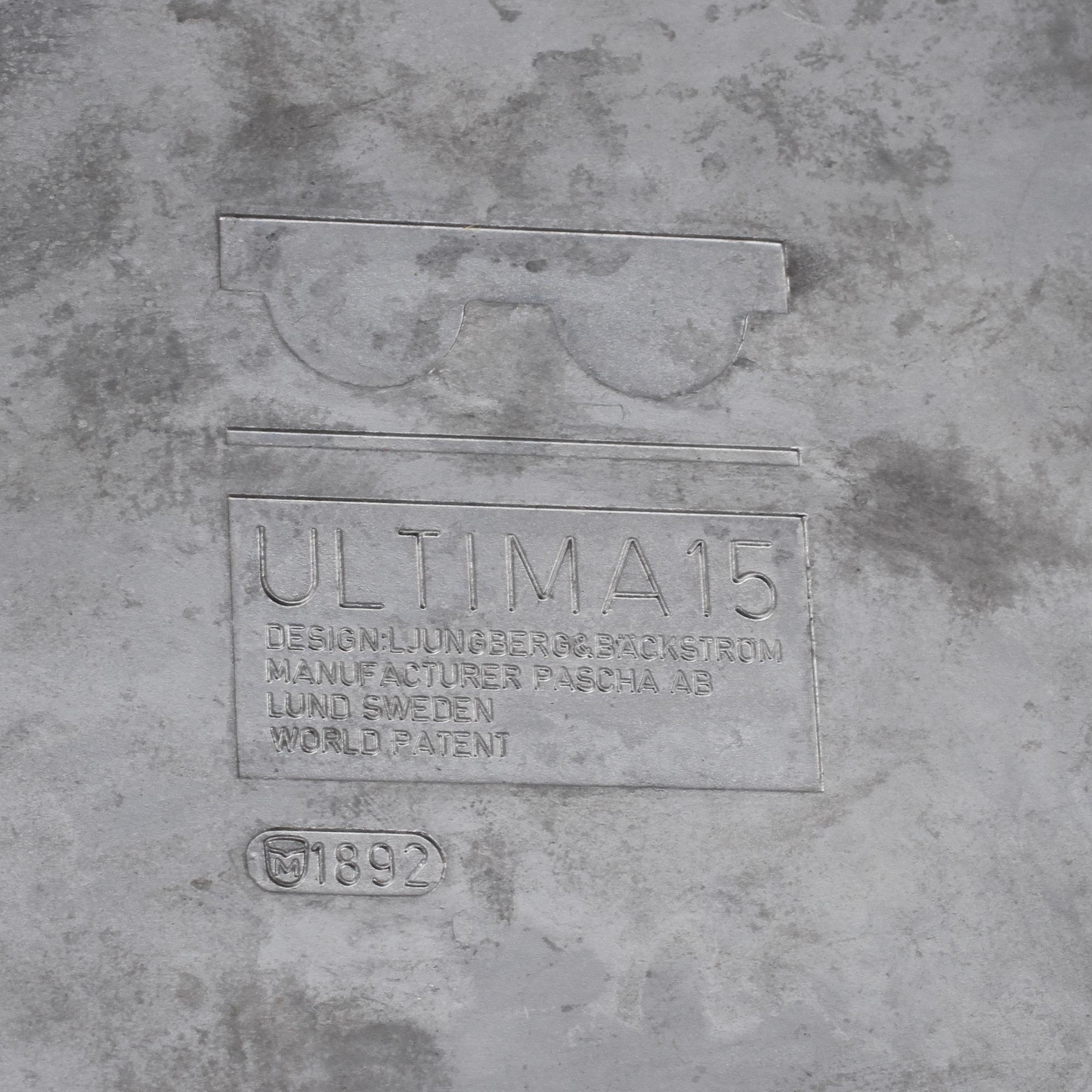 ASKFAT, vitmetall, "Ultima 15", Beck & Ljung, 1900-talets andra hälft.