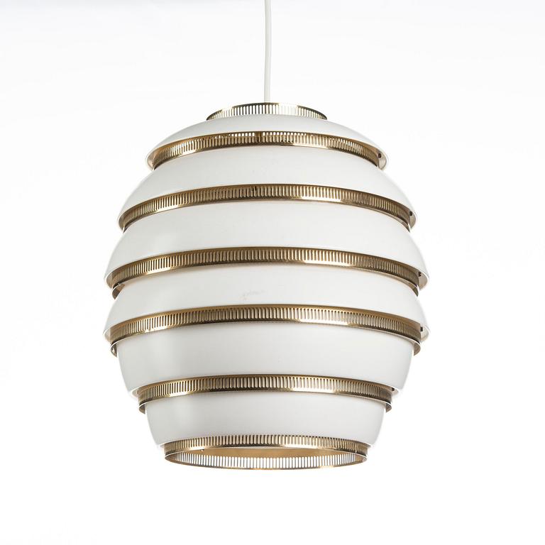 An Alvar Aalto ceiling lamp, 'Beehive', model A332, Valaistustyö, Finland.