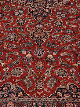 Matta, semiantik Keshan, ca 428,5 x 323,5 cm.