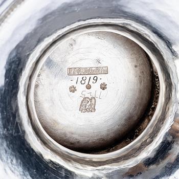 John McMullin, Te- och kaffeservis, 4 delar, silver, Philadelphia cirka 1820.