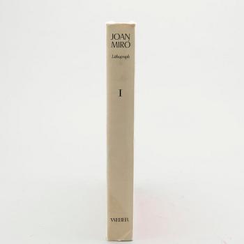 JOAN MIRÓ, book whit 12 lithographs in color,  "Joan Miró Lithographies", Volume I, Maeght, Paris, 1972.