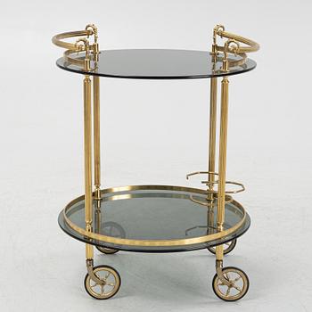 A 1970's serving trolley.