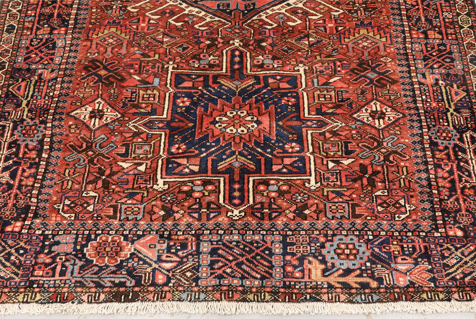 A semi-antique Garadje runner, approx. 425 x 148 cm.