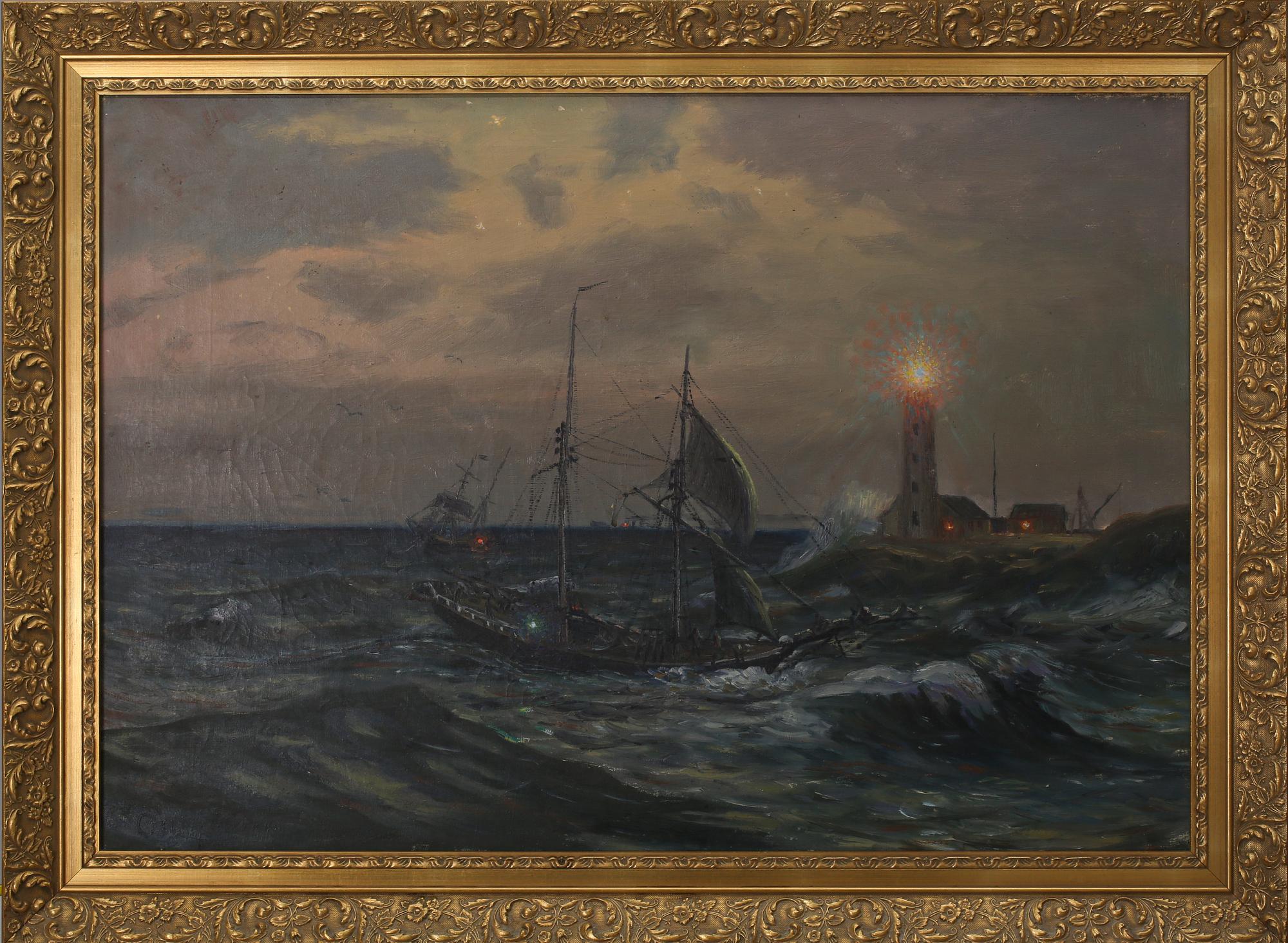 OTTO JANSSON, olja på duk, signerad.