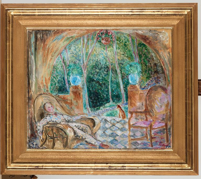 Nils von Dardel, "I loggian på Hildesborg/På verandan".