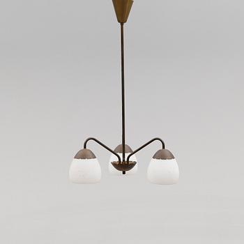 TAKLAMPA, 1900-talets mitt. Höjd 69 cm.