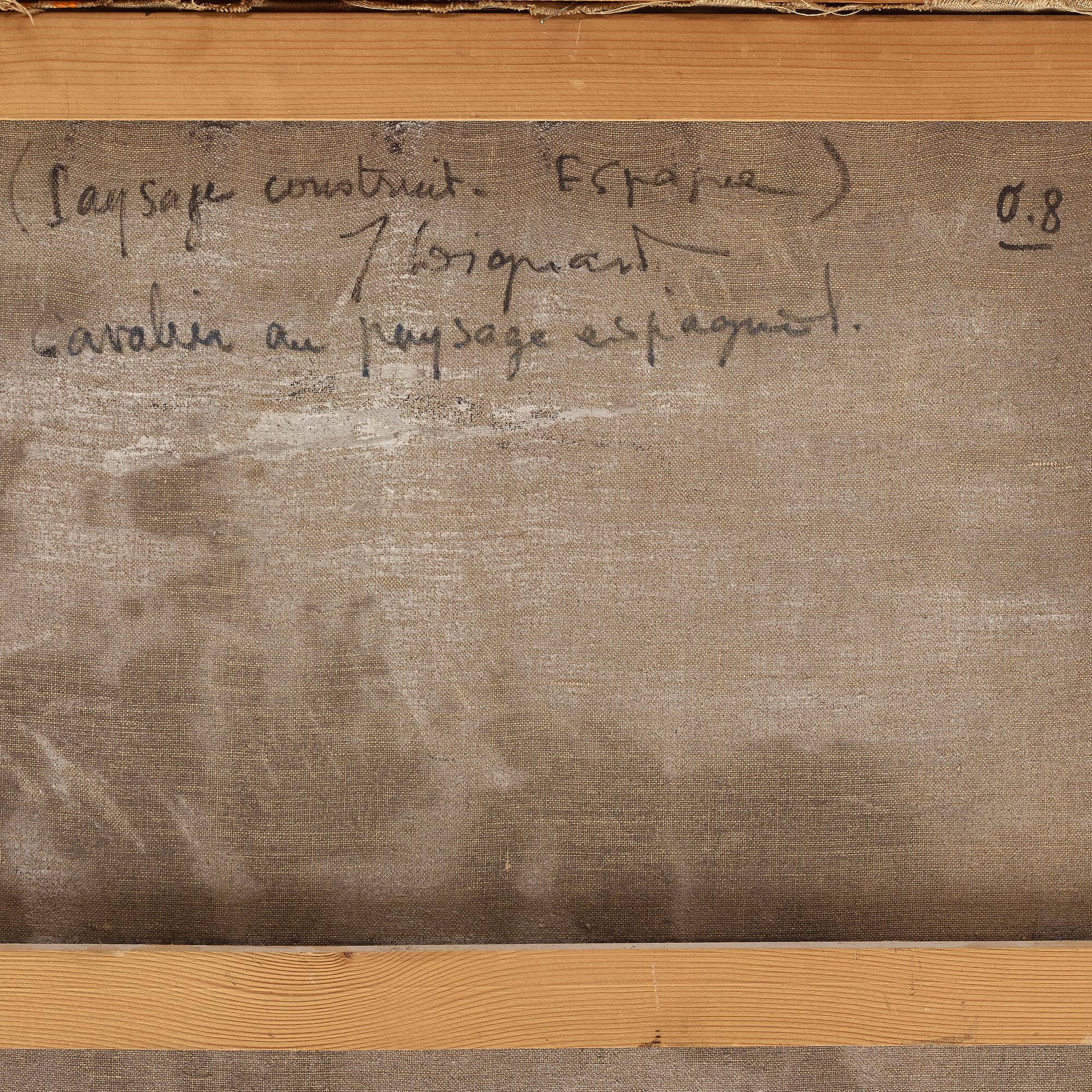 James Coignard, olja på duk, signerad.