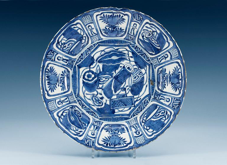 FAT, kraakporslin. Ming dynastin, Wanli (1573-1613).