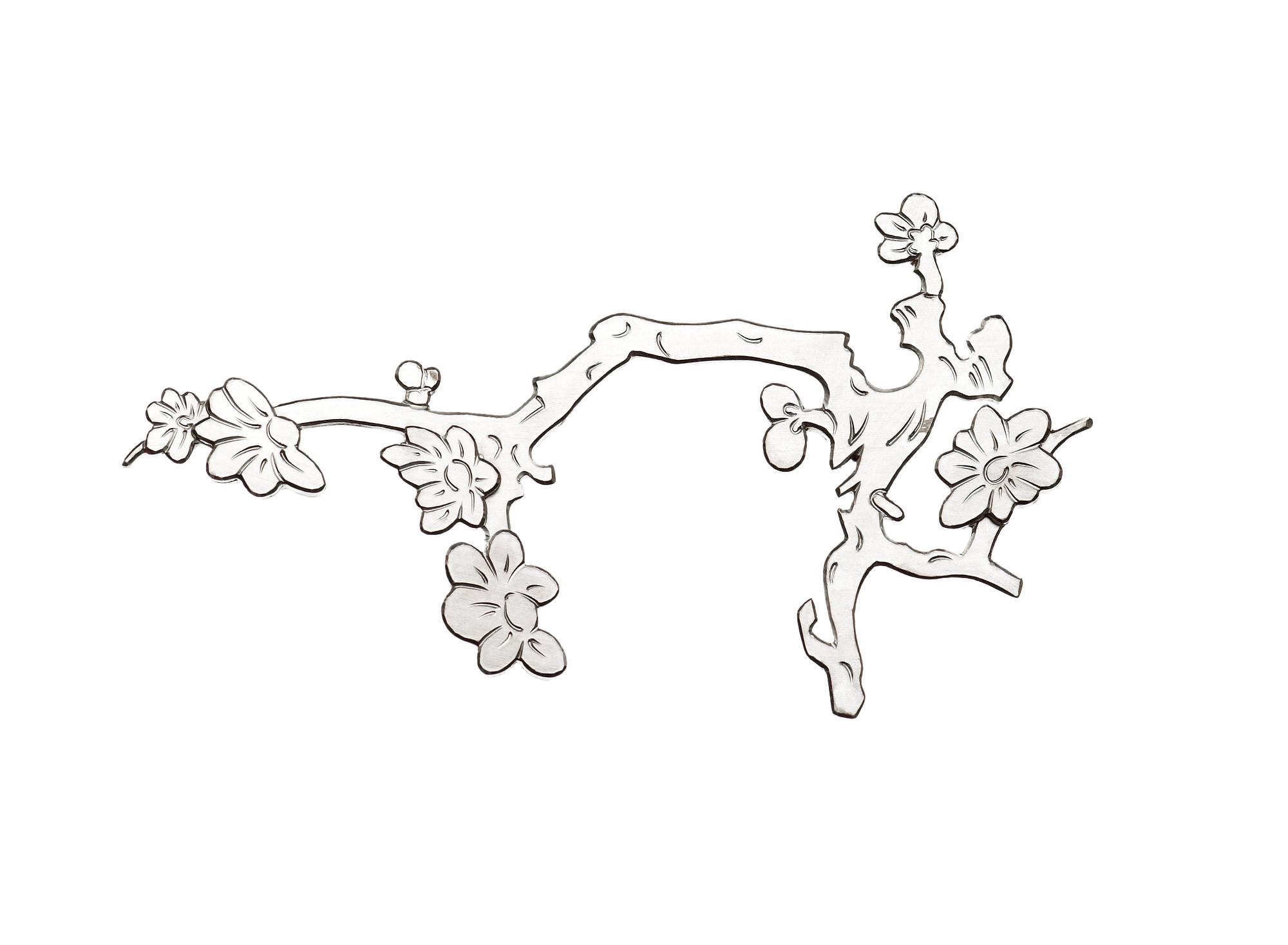 Wiwen Nilsson, A Wiwen NIlsson sterling brooch, Lund 1971.