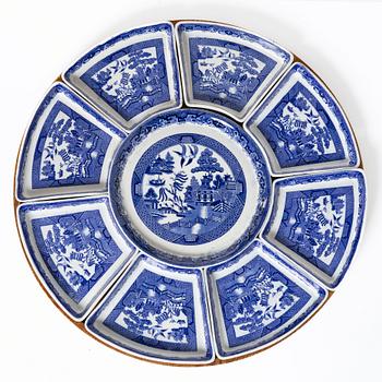 Cabaret, 9 pieces, flint ware, Gustavsberg.