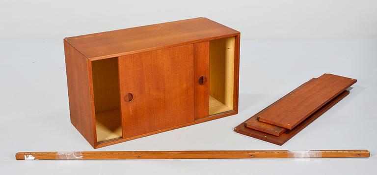 VÄGGBOKHYLLA, HG-Furniture, Danmark, 1950/1960-tal.