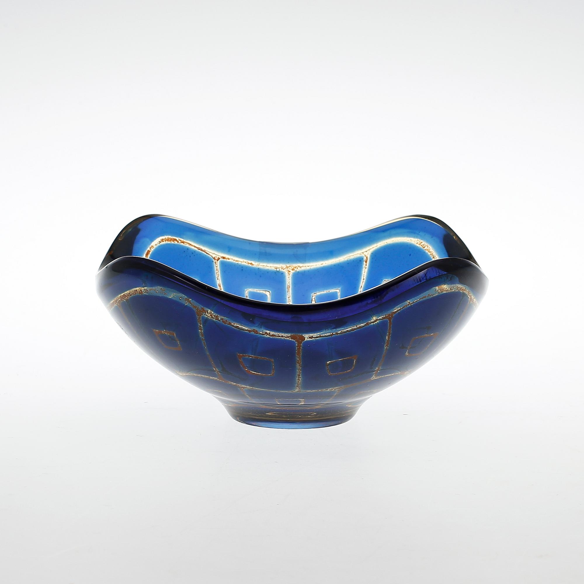 SKÅL, glas, "Ravenna", Sven Palmqvist, Orrefors, 1900-talets tredje kvartal.