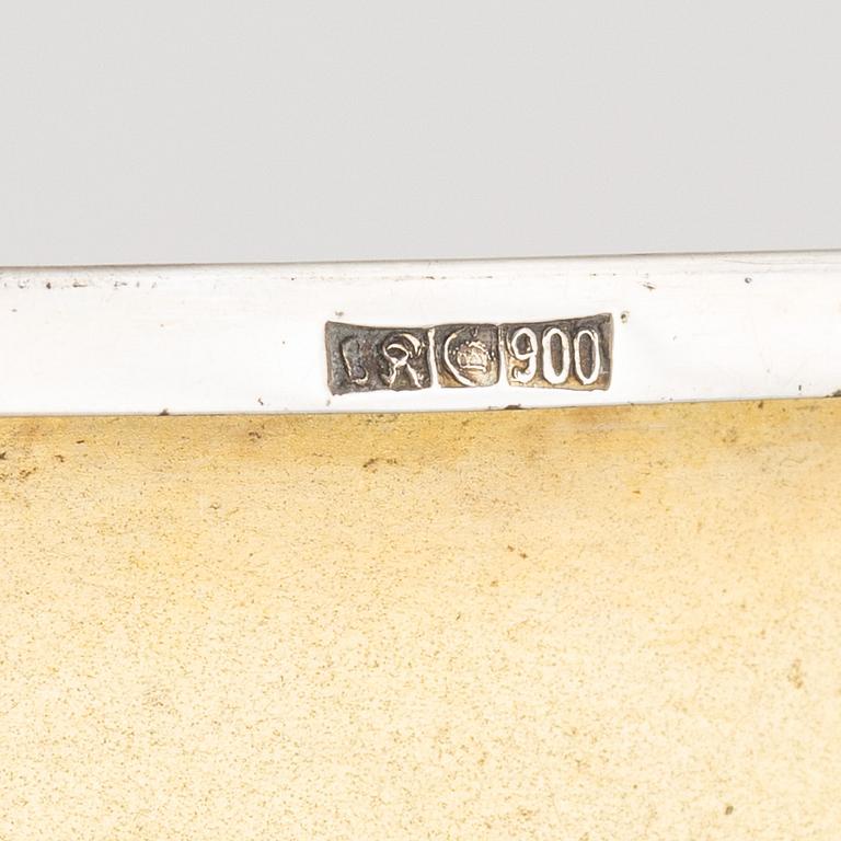 Cigarettetuier 3 st, 1900-tal.