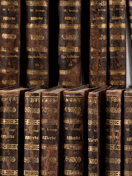 PARTI BÖCKER av Washington Irving. Frankfurt am Main, 1820-30-tal.